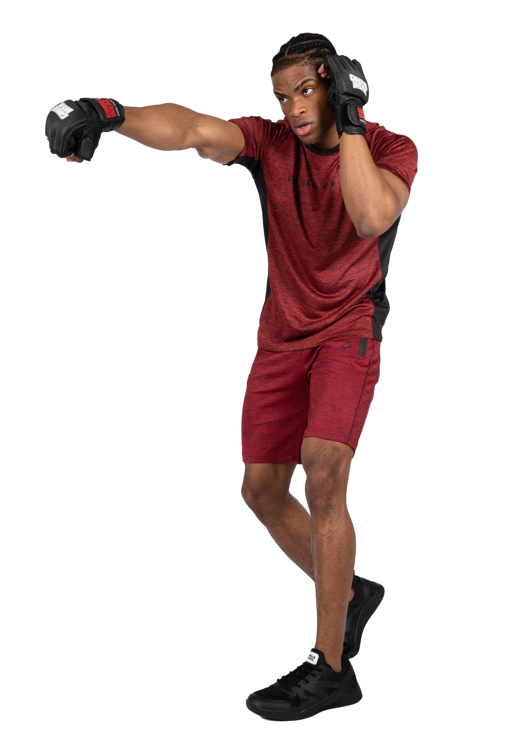 Fremont T-Shirt - Burgundy/Black