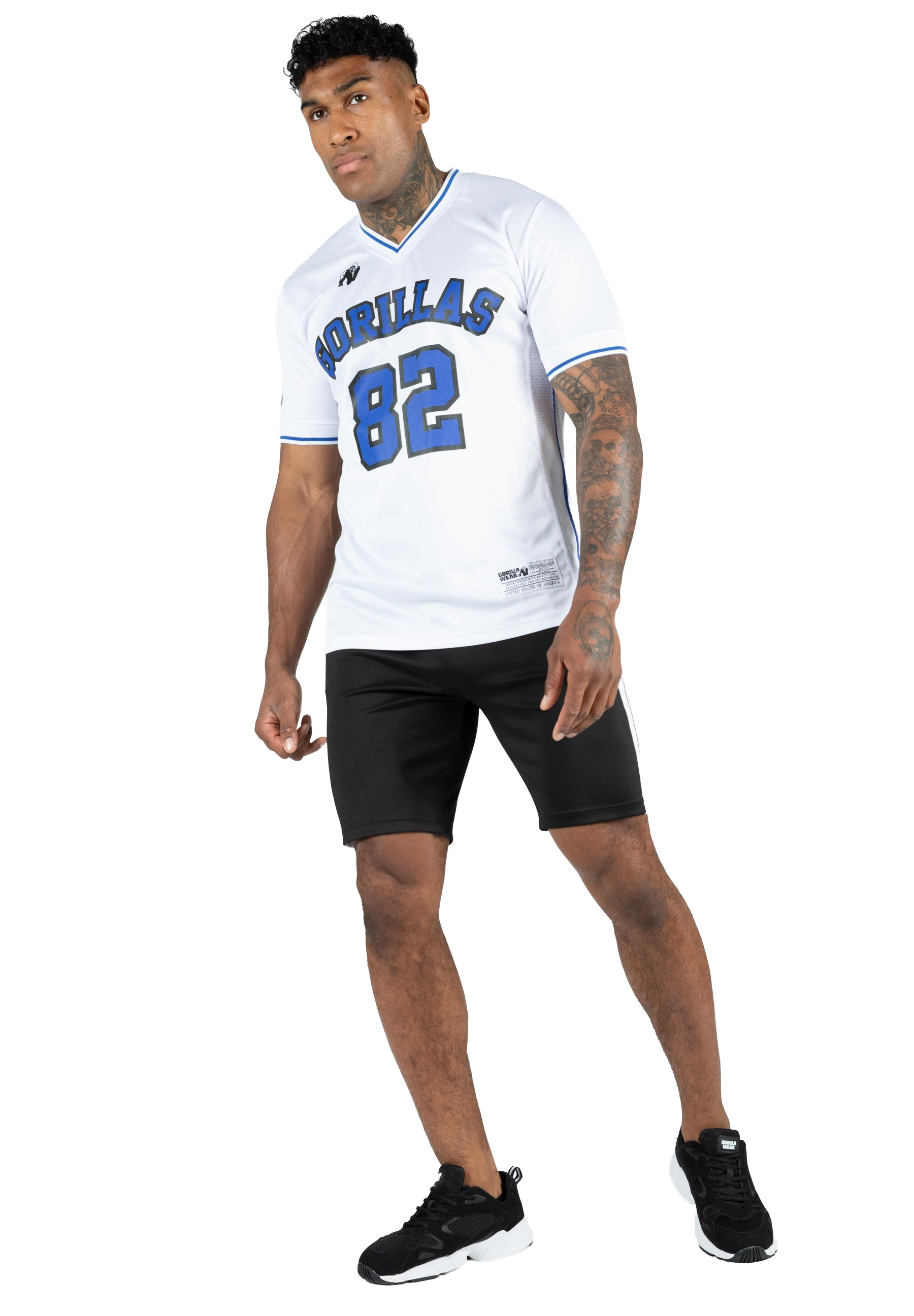 San Mateo T-Shirt - White/Blue
