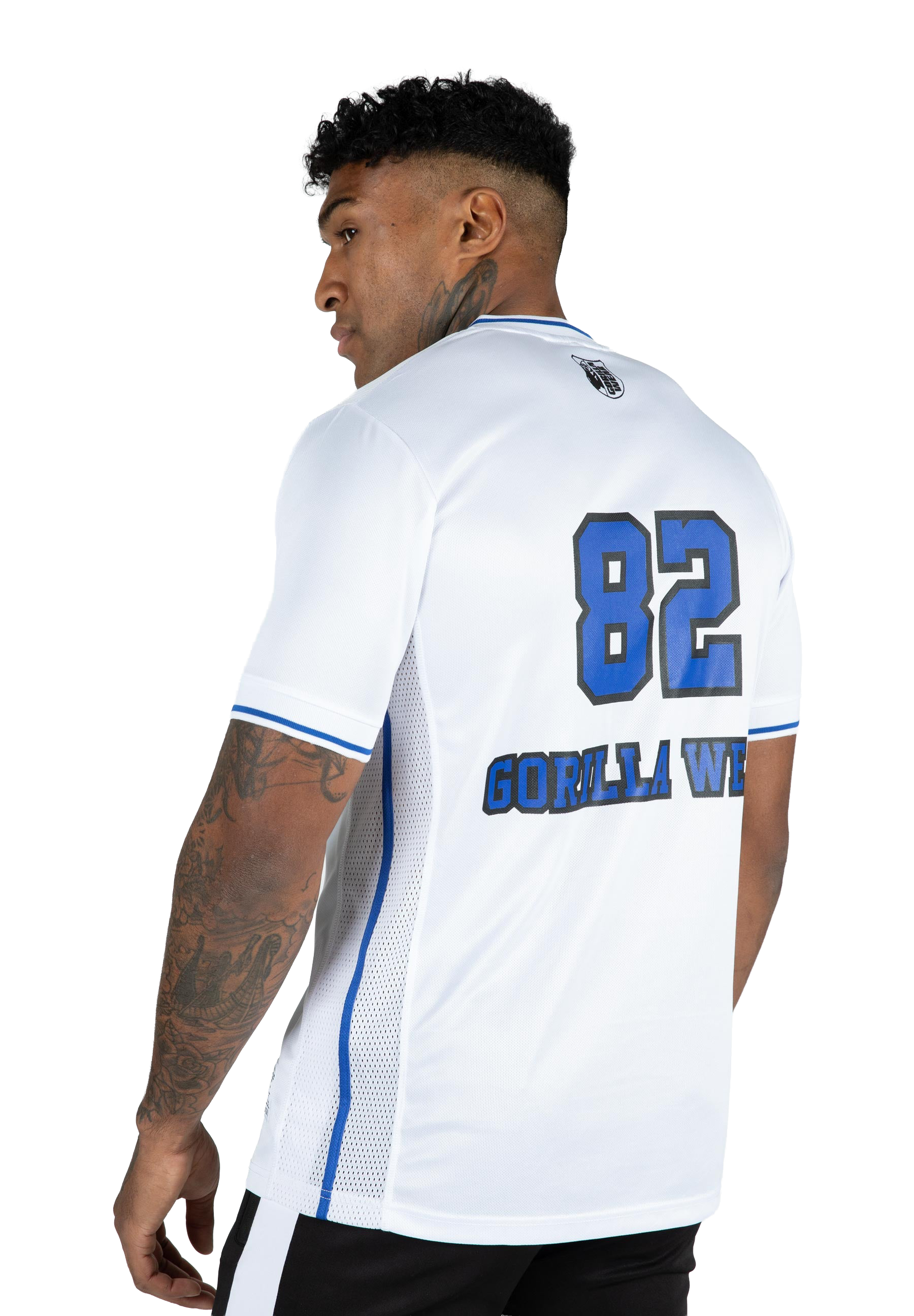 San Mateo T-Shirt - White/Blue
