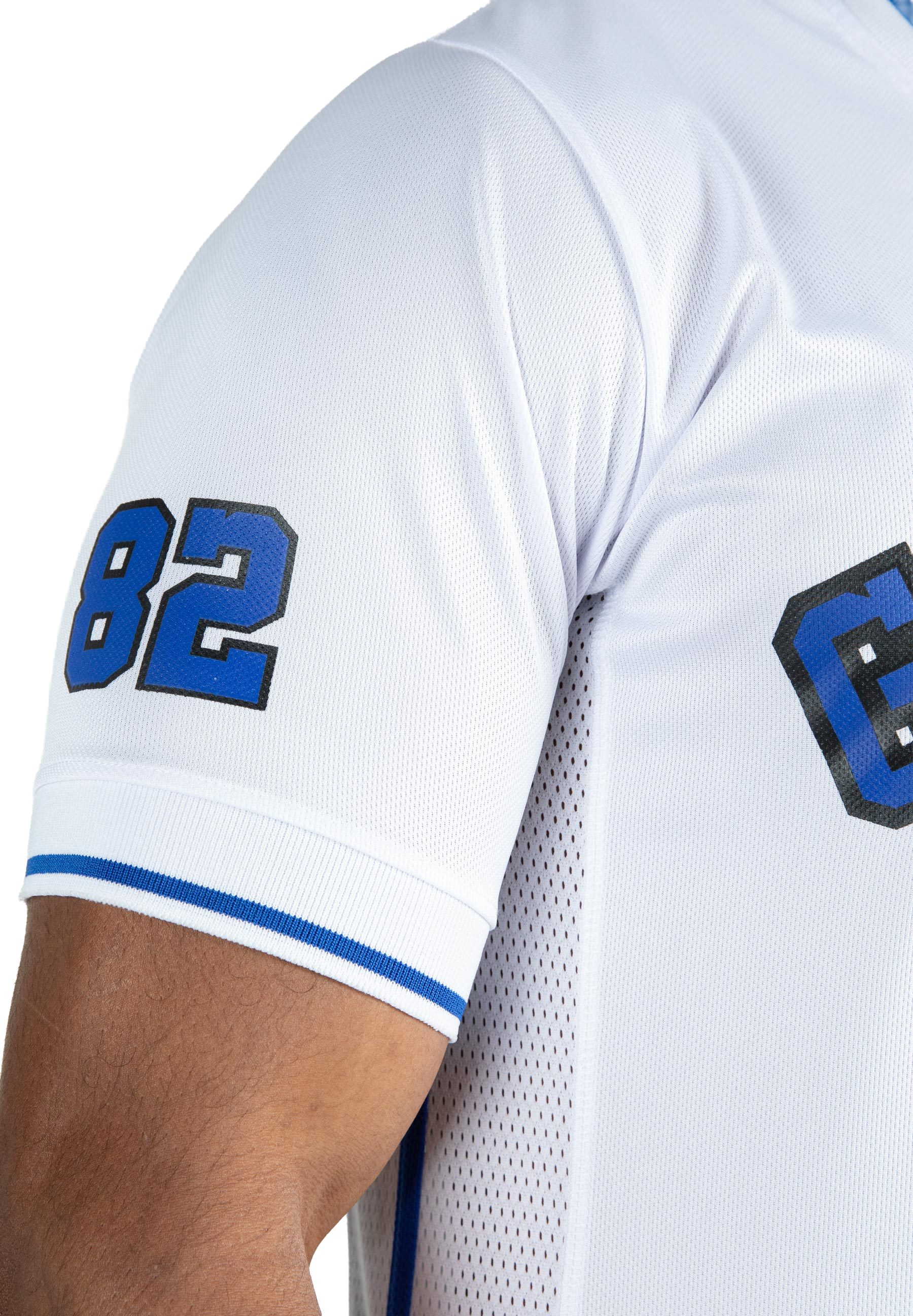 San Mateo T-Shirt - White/Blue
