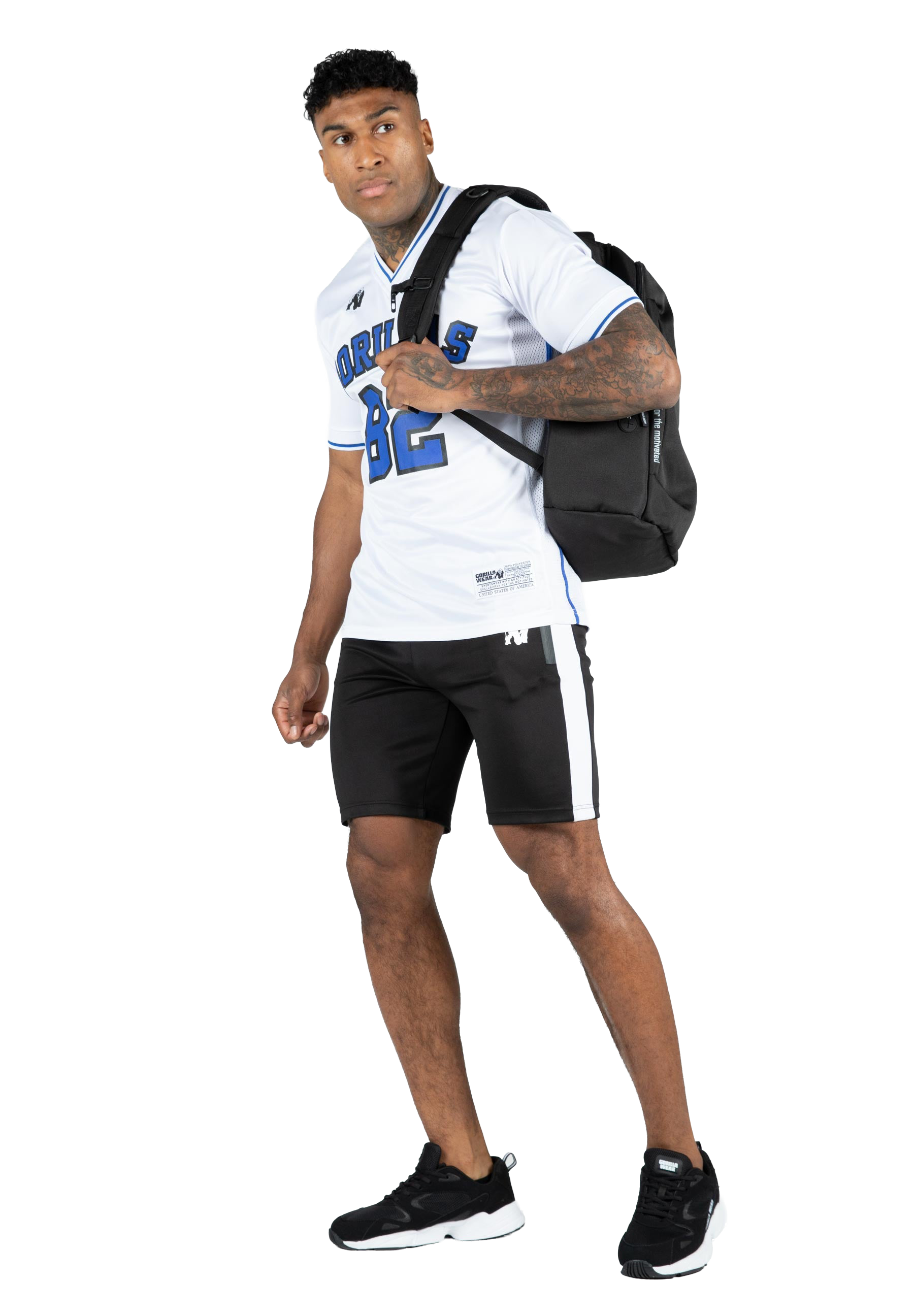 San Mateo T-Shirt - White/Blue