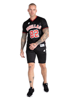 San Mateo T-shirt - Black/Red