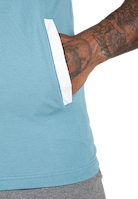 Oswego S/L Hooded T-shirt - Blue