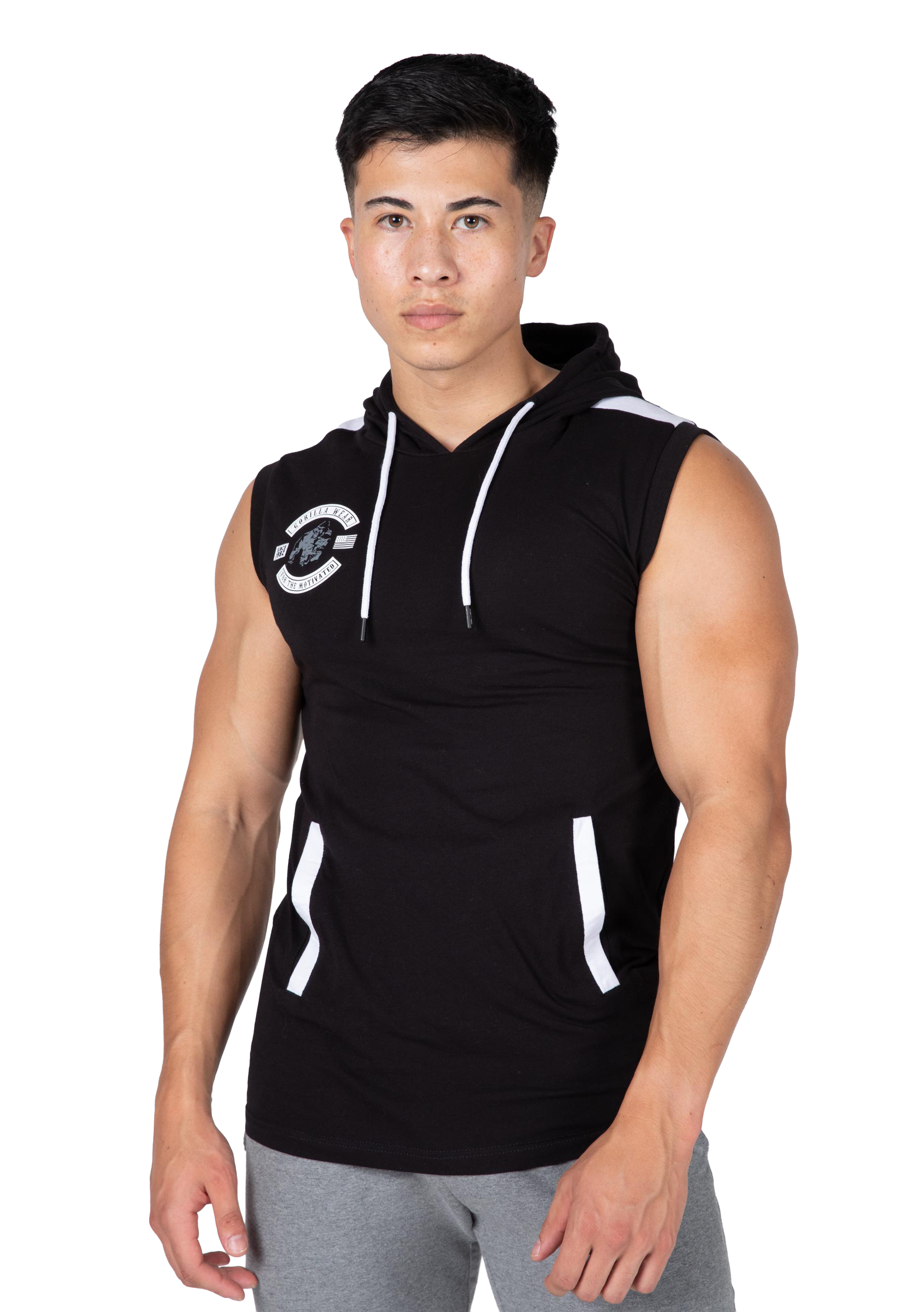 Oswego S/L Hooded T-shirt - Black