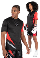 Hornell T-Shirt - Black/Red - Unisex
