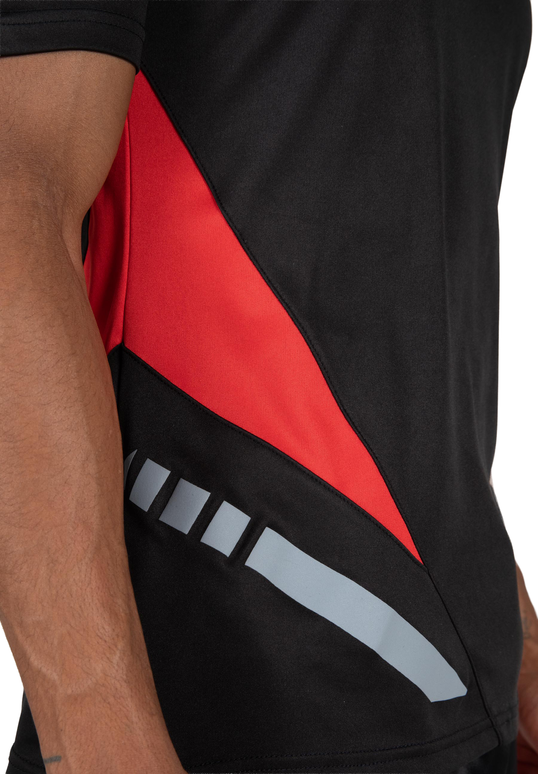 Hornell T-Shirt - Black/Red - Unisex