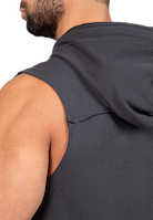 Chico Sleeveless Hooded T-Shirt- Washed Gray
