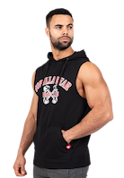 Chico Sleeveless Hooded T-Shirt - Black