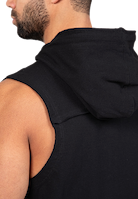 Chico Sleeveless Hooded T-Shirt - Black