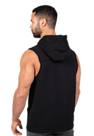 Chico Sleeveless Hooded T-Shirt - Black