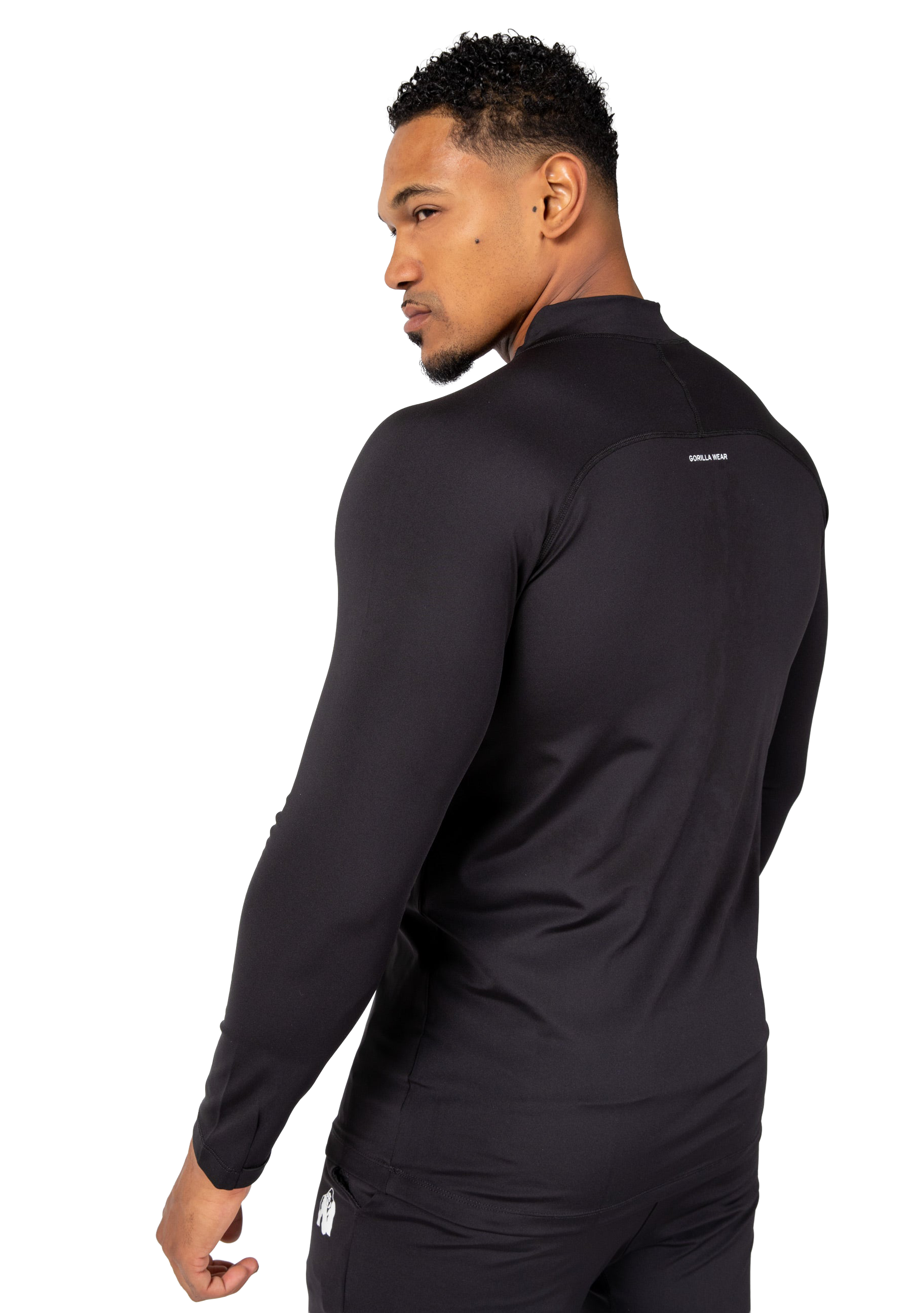 Hamilton Hybrid Long Sleeve - Black - Slim Fit