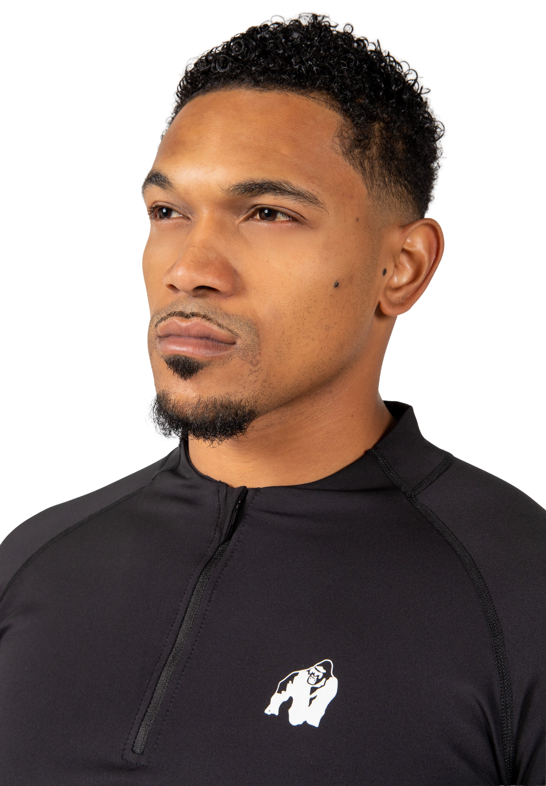 Hamilton Hybrid Long Sleeve - Black - Slim Fit