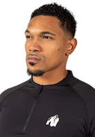 Hamilton Hybrid Long Sleeve - Black - Slim Fit
