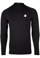 Hamilton Hybrid Long Sleeve - Black - Slim Fit