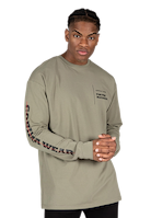 Boise Oversized Long Sleeve - Army Green