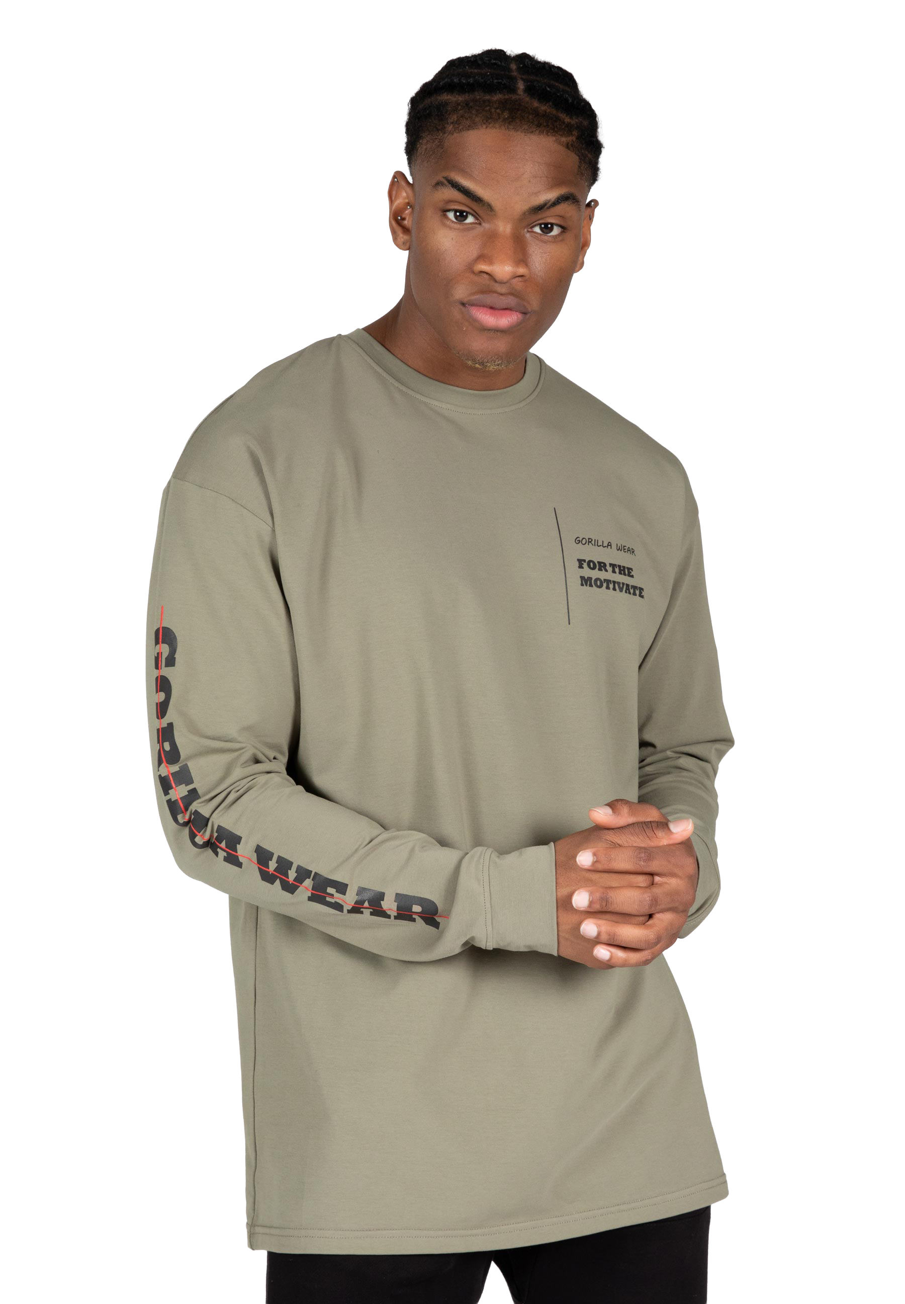 Boise Oversized Long Sleeve - Army Green