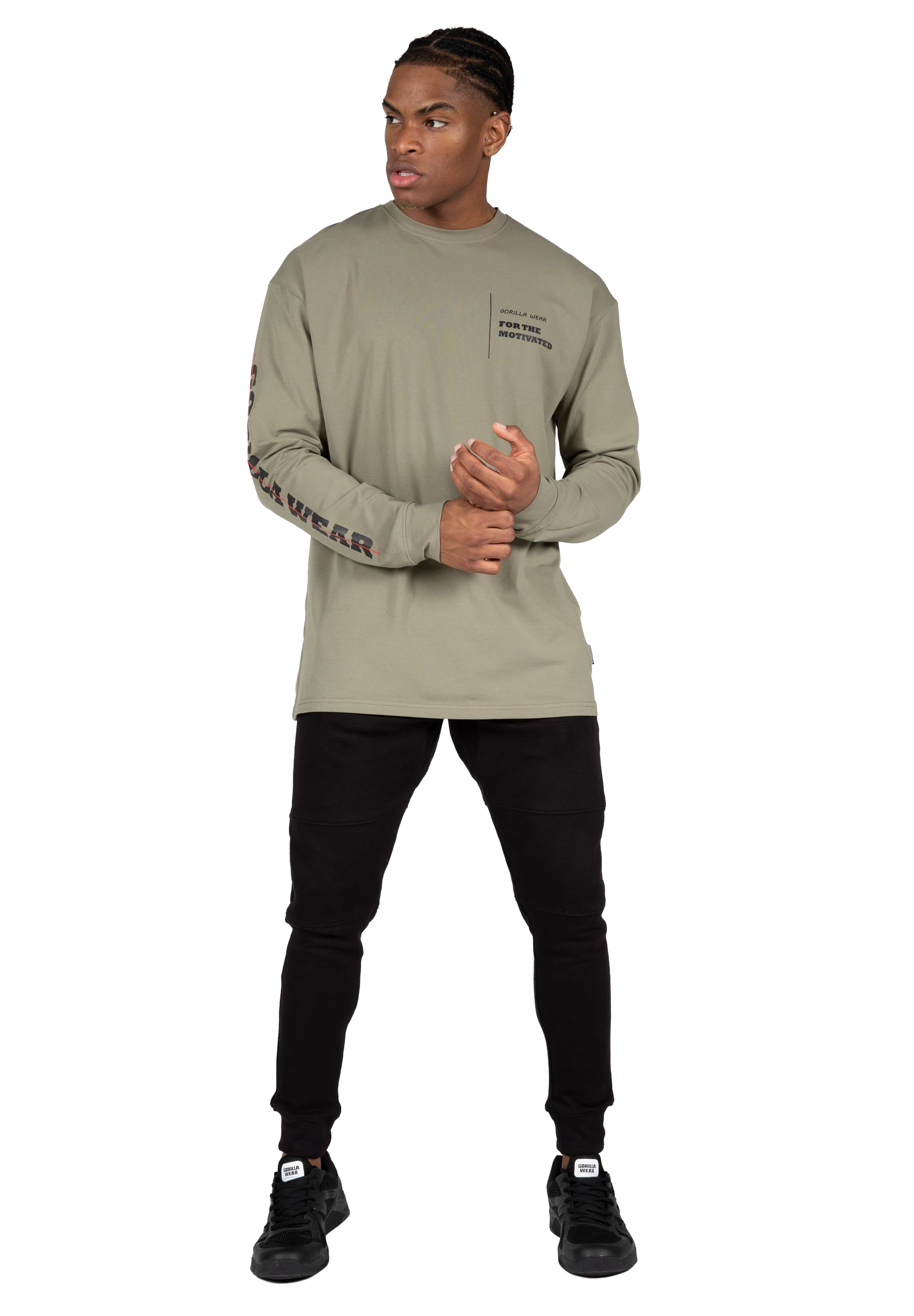 Boise Oversized Long Sleeve - Army Green