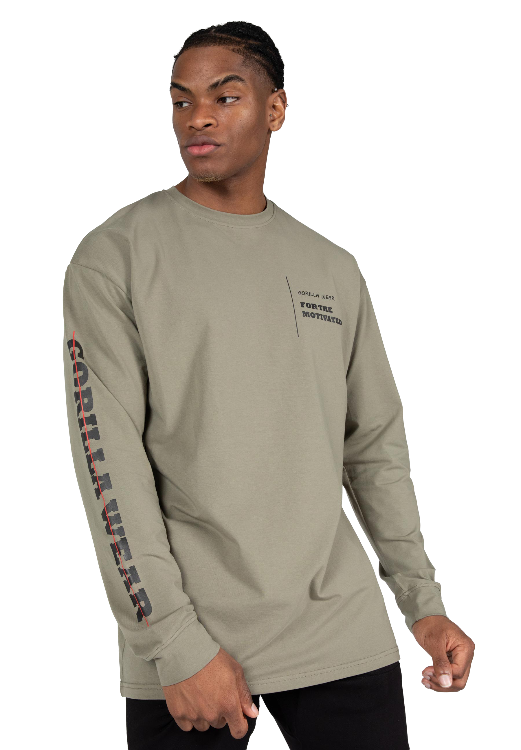 Boise Oversized Long Sleeve - Army Green