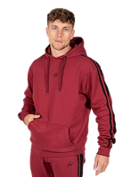 Banks Oversized Hoodie - Burgundy Red/Black