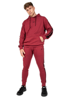 Banks Oversized Hoodie - Burgundy Red/Black