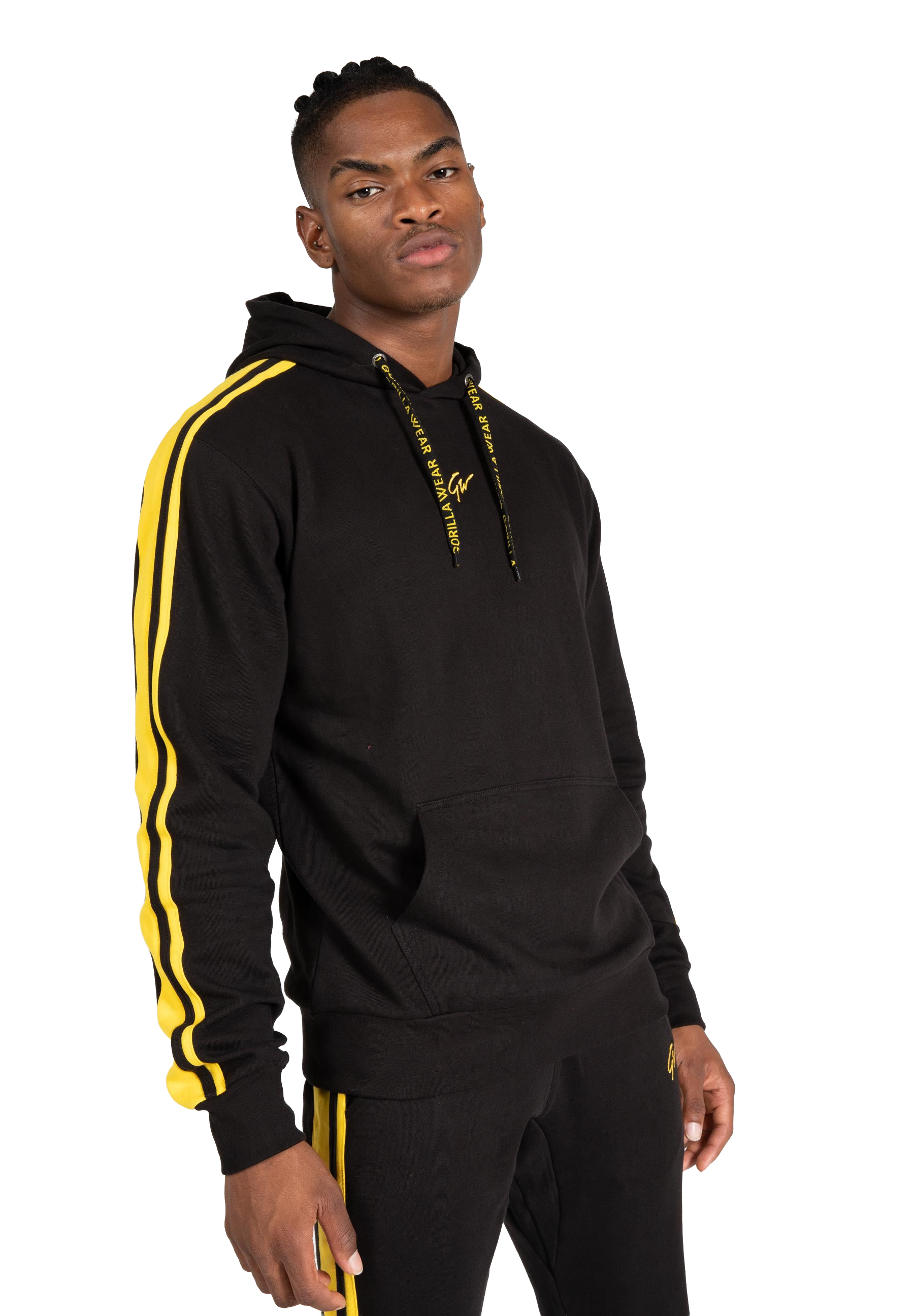Banks Oversized Hoodie - Black/Yellow