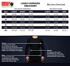 Legacy Oversized Sweatshirt - White/Black