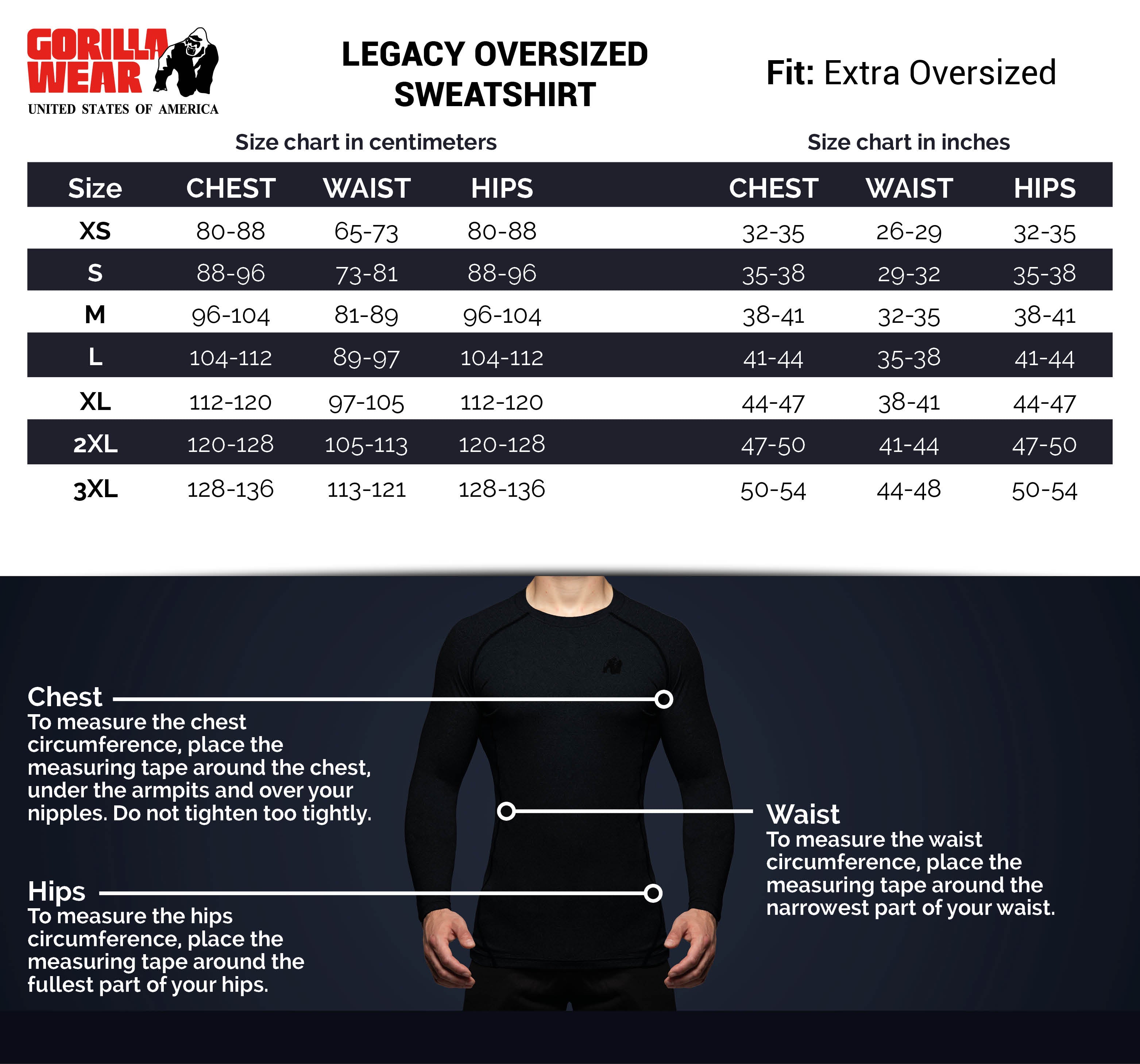 Legacy Oversized Sweatshirt - White/Black