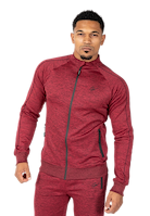Wenden Track Jacket - Burgundy Red