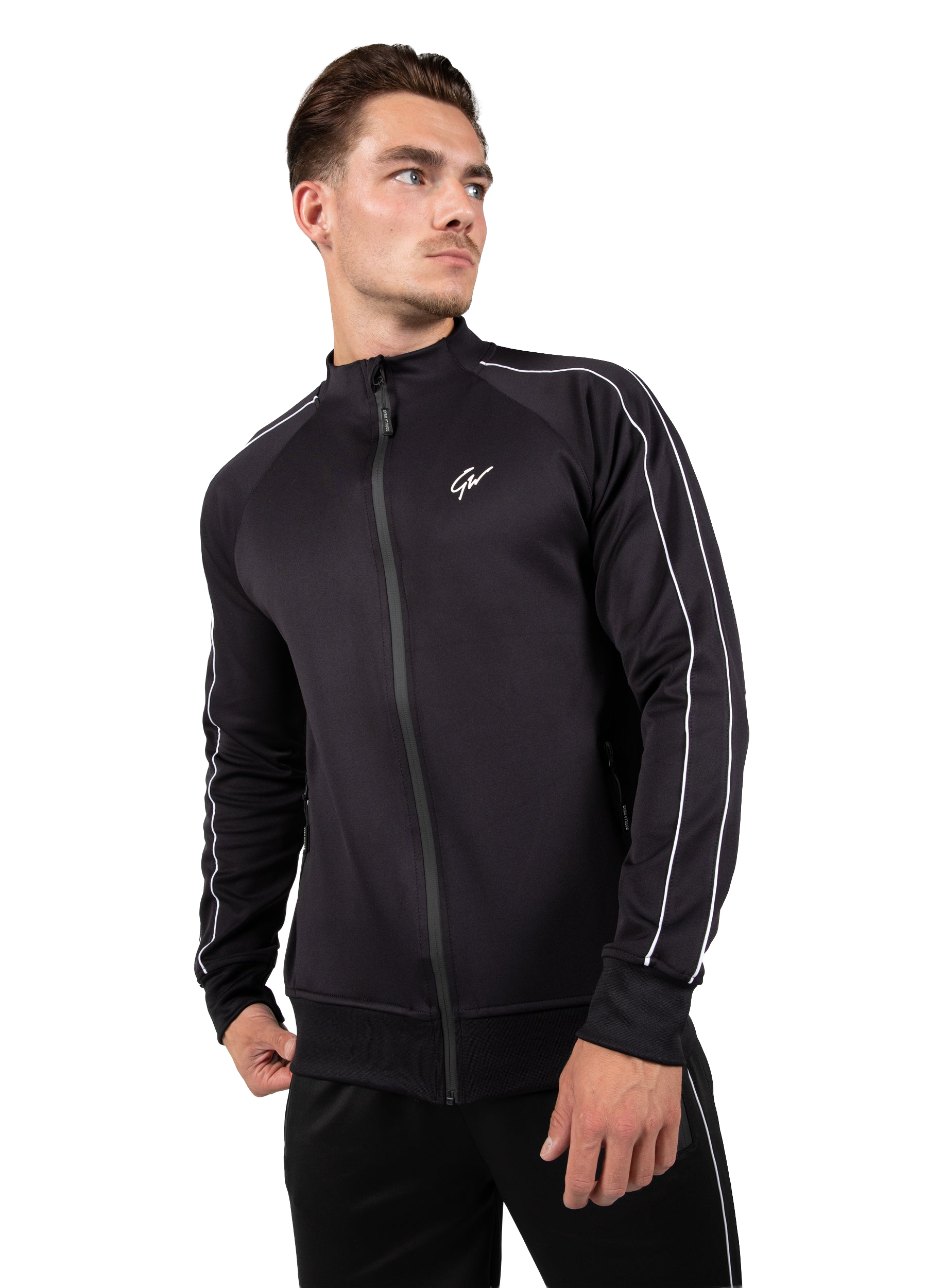 Wenden Track Jacket - Black/White