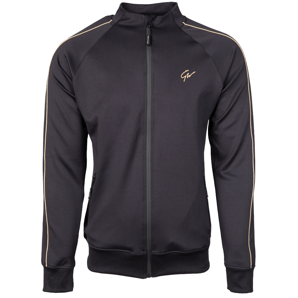 Wenden Track Jacket - Black/Gold