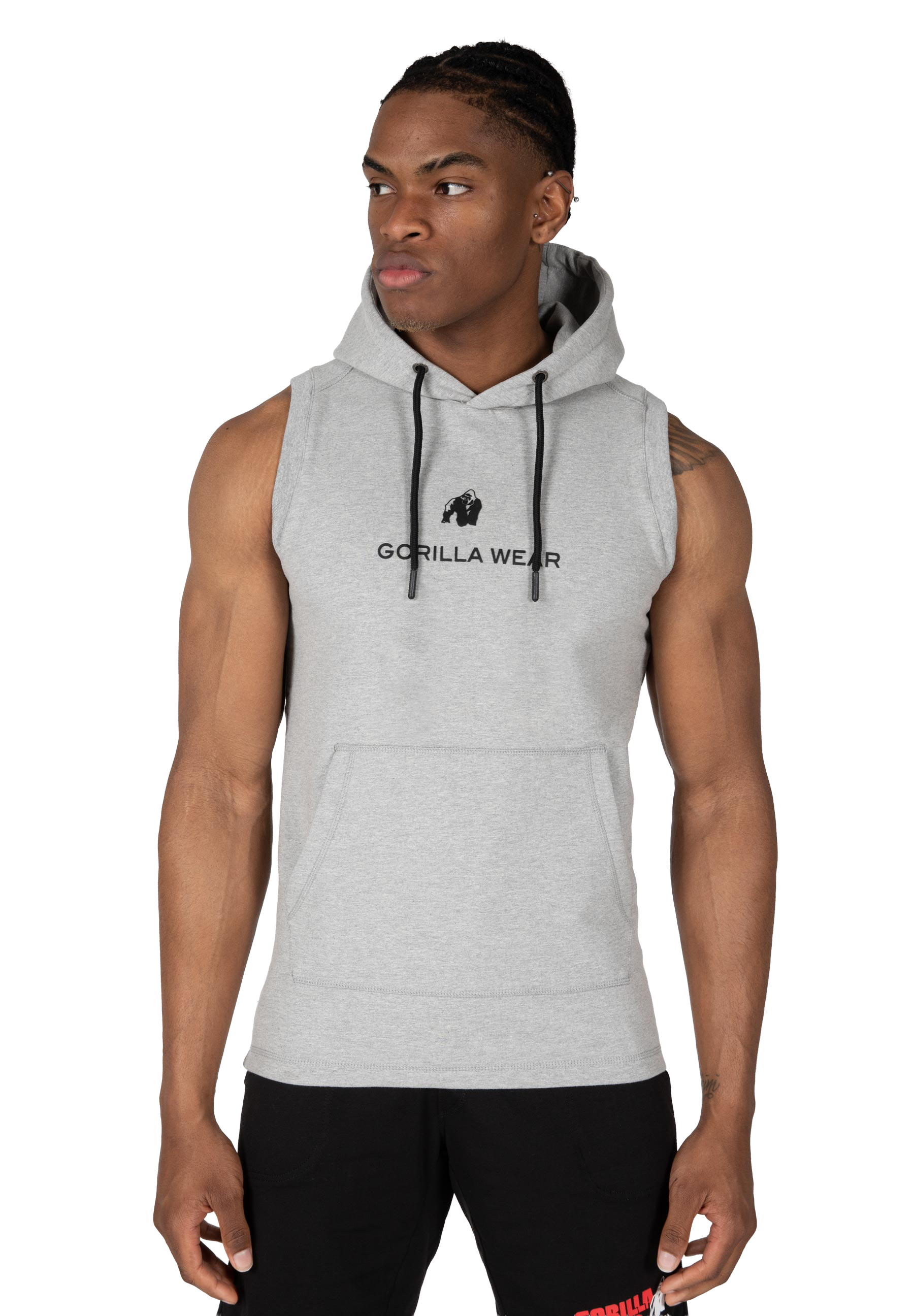 Lincoln Sleeveless Hoodie - Gray