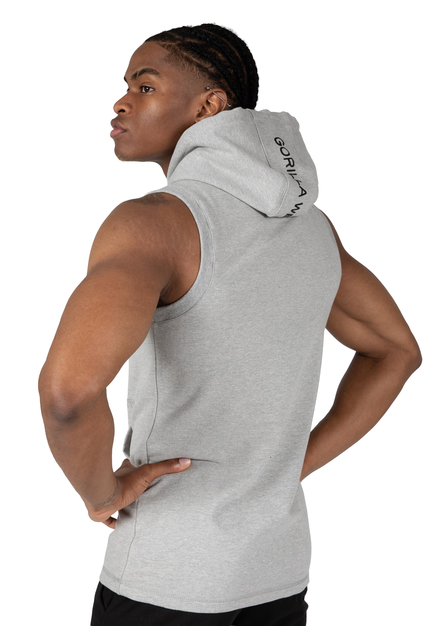 Lincoln Sleeveless Hoodie - Gray