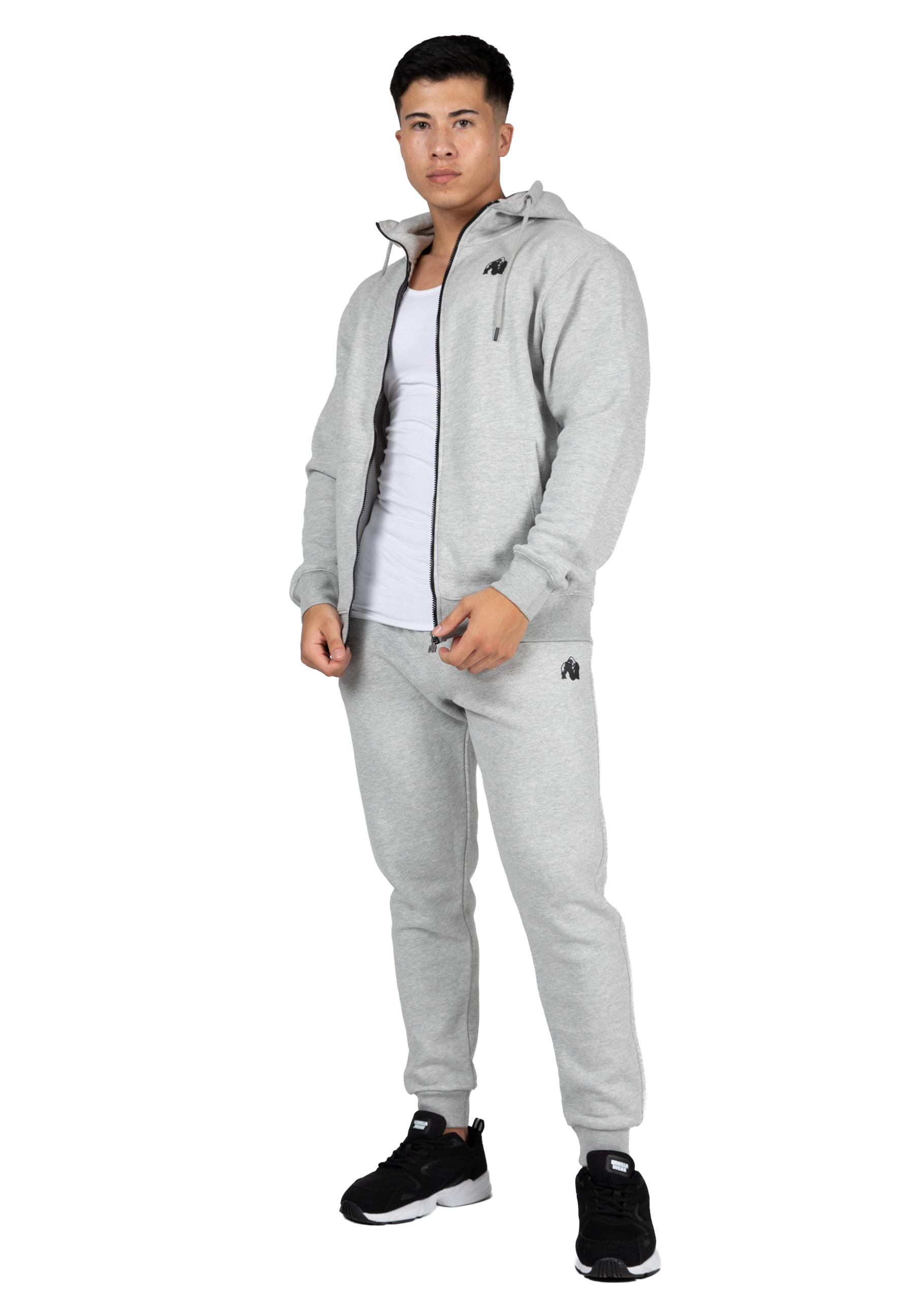 Kennewick Zipped Hoodie - Gray