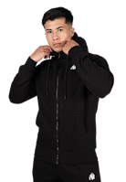 Kennewick Zipped Hoodie - Black