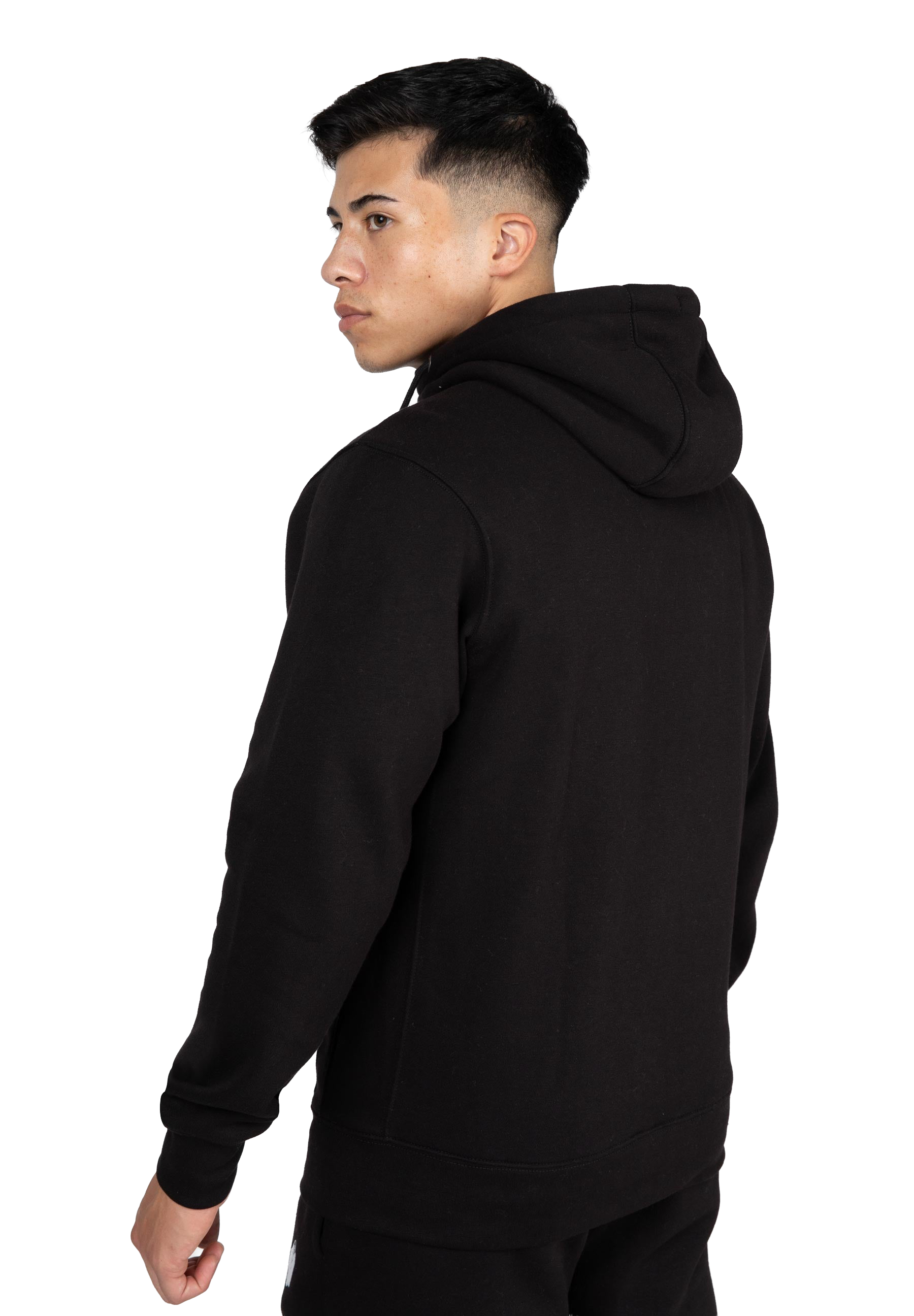 Kennewick Zipped Hoodie - Black