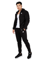 Kennewick Zipped Hoodie - Black
