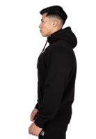 Kennewick Zipped Hoodie - Black