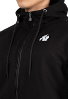 Kennewick Zipped Hoodie - Black