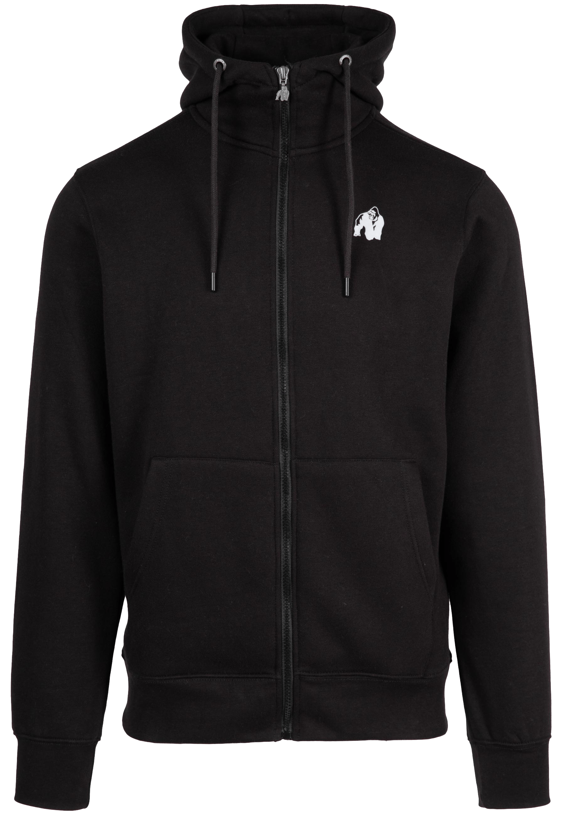 Kennewick Zipped Hoodie - Black