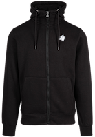 Kennewick Zipped Hoodie - Black