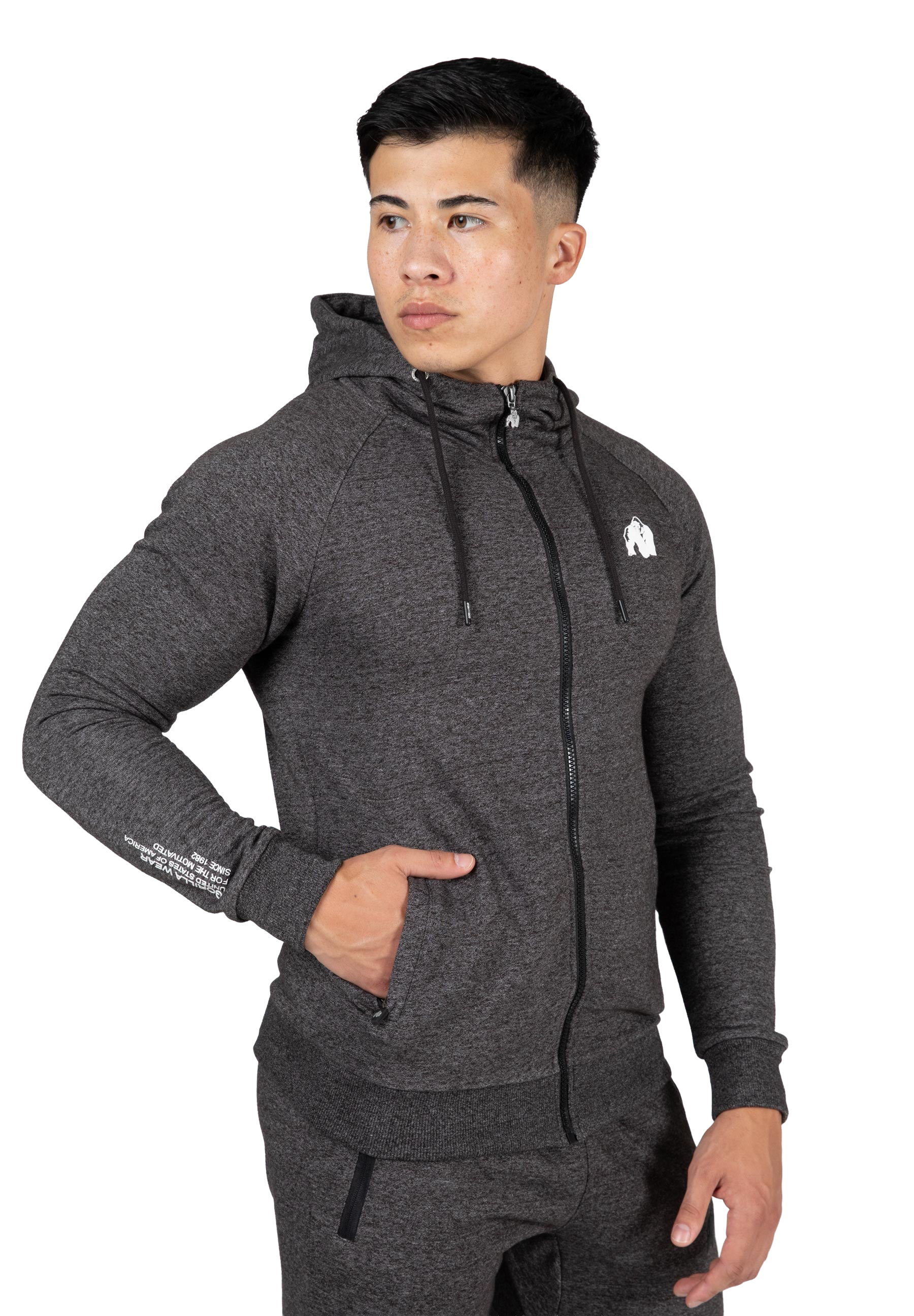 Payette Zipped Hoodie - Gray