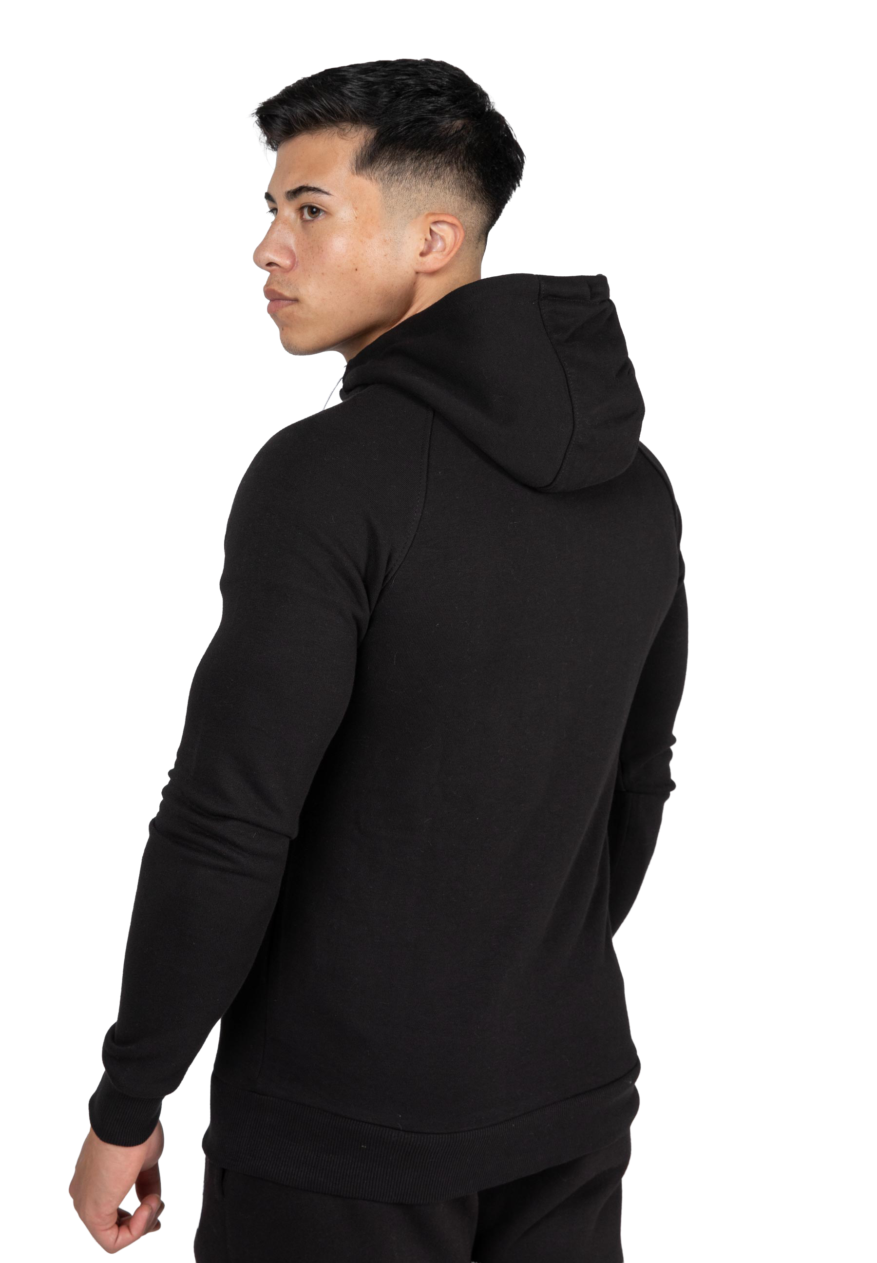 Payette Zipped Hoodie - Black