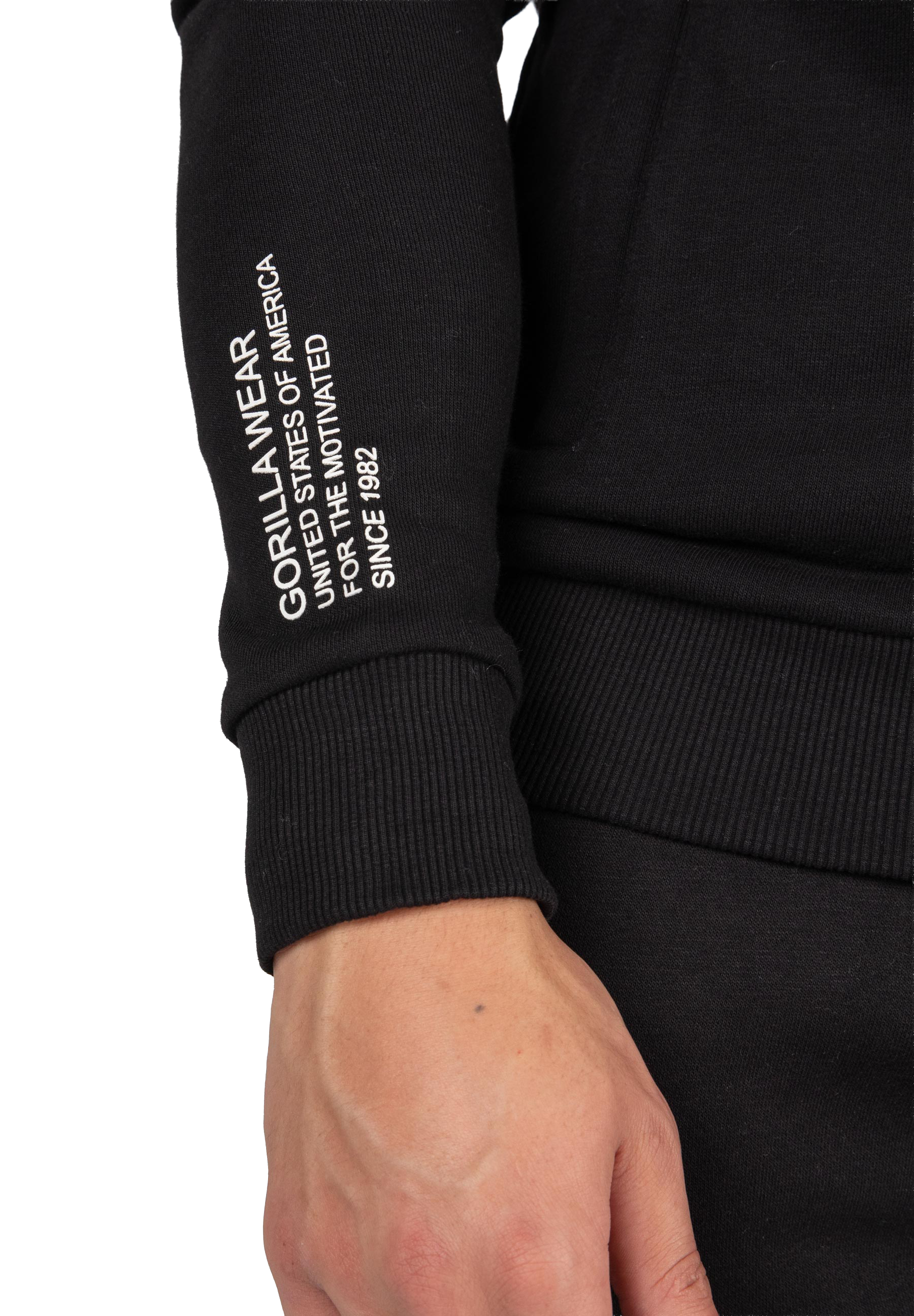 Payette Zipped Hoodie - Black