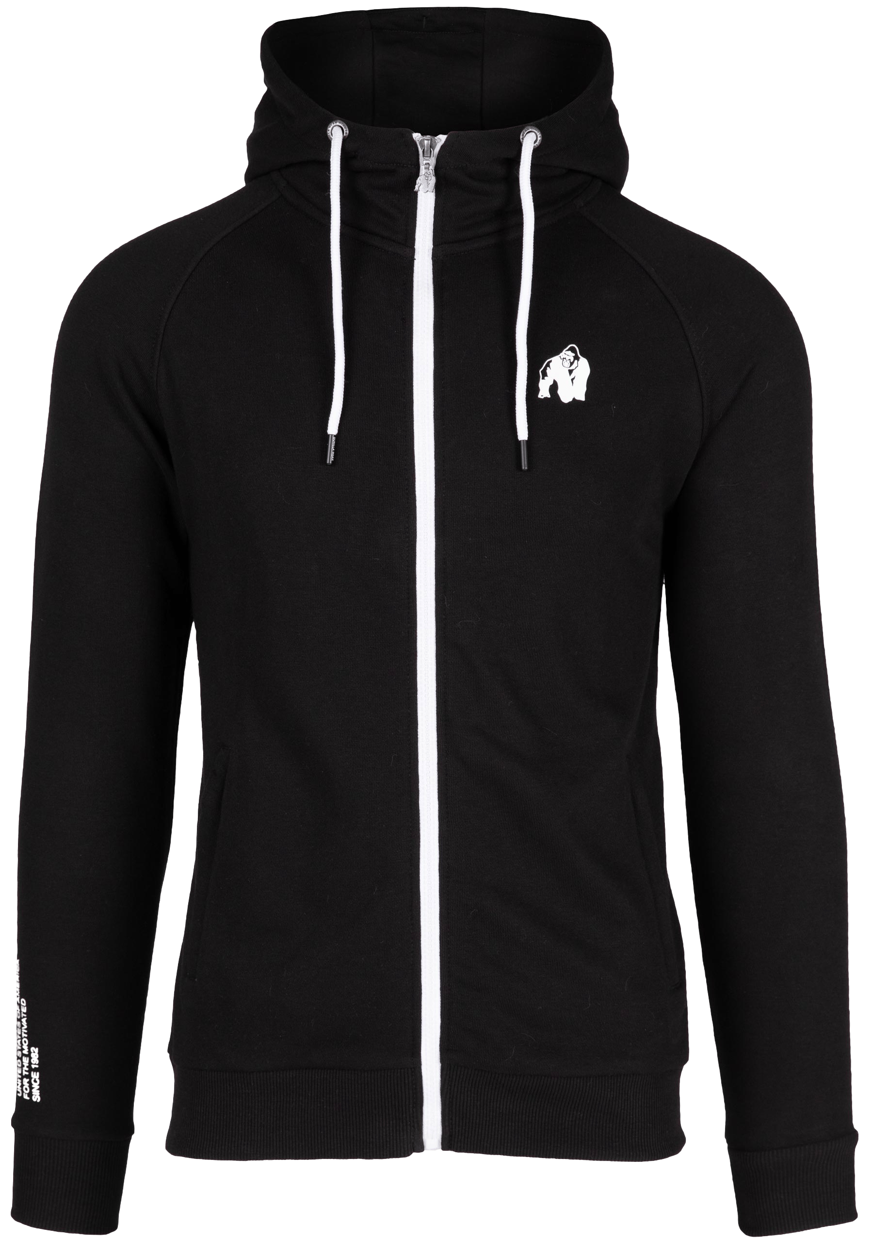 Payette Zipped Hoodie - Black