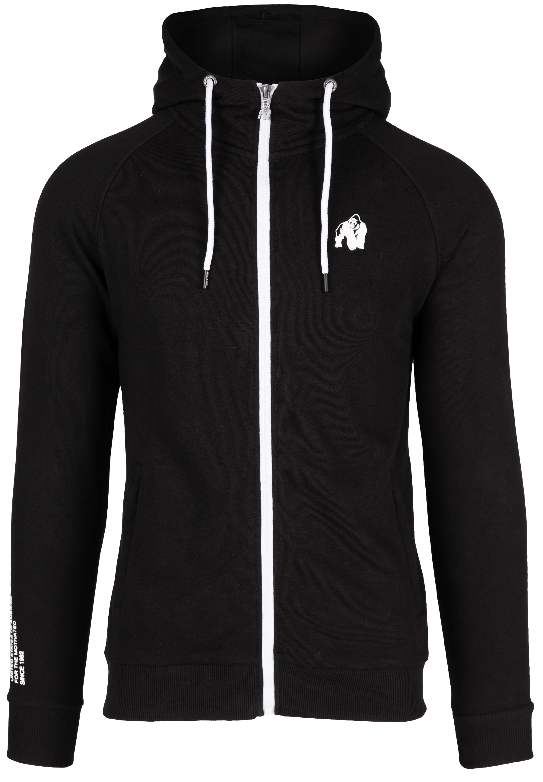 Payette Zipped Hoodie - Black