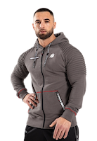 Georgia Zipped Hoodie - Gray