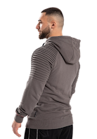 Georgia Zipped Hoodie - Gray