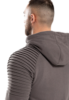 Georgia Zipped Hoodie - Gray