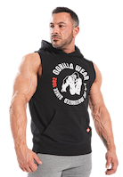 Marshall Sleeveless Hoodie - Black