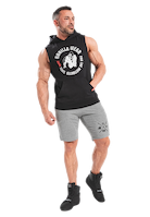 Marshall Sleeveless Hoodie - Black